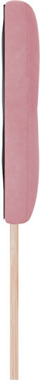 vidaXL Fabric Bed Headboard Pink 80x40cm