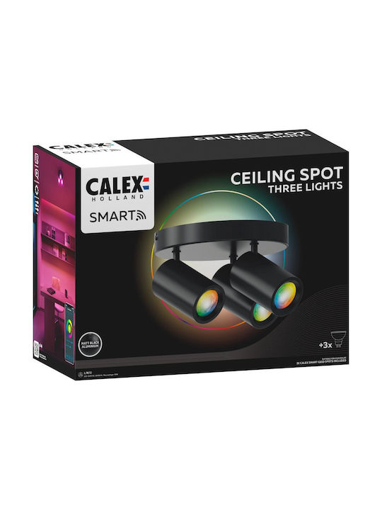 Calex Πλαφονιέρα Οροφής Λευκή
