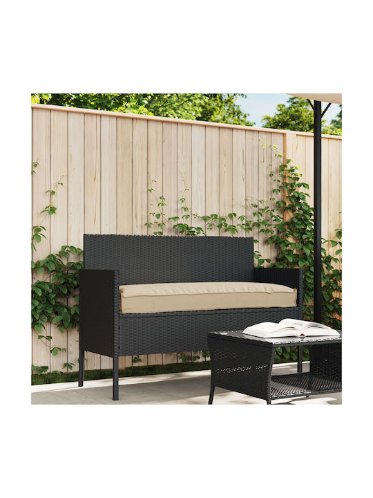 vidaXL Gartenstuhlkissen Beige 110x40cm