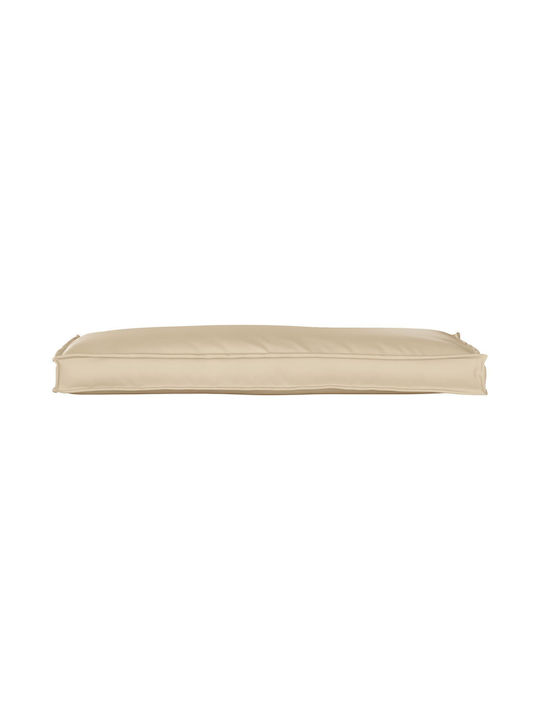 vidaXL Gartenstuhlkissen Beige 110x40cm