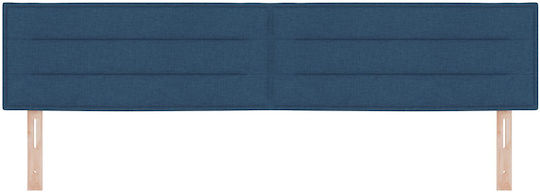 vidaXL Fabric Bed Headboard Blue 100x88cm