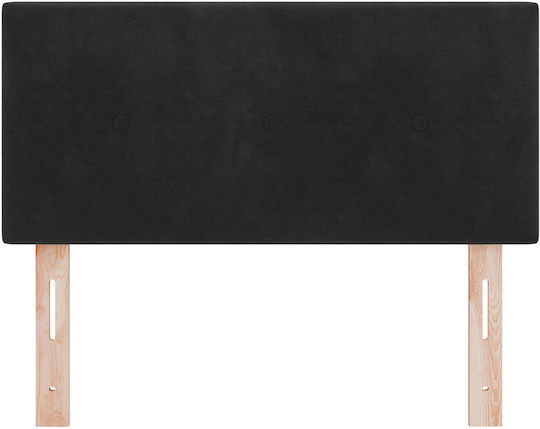 vidaXL Fabric Bed Headboard Black 80x40cm