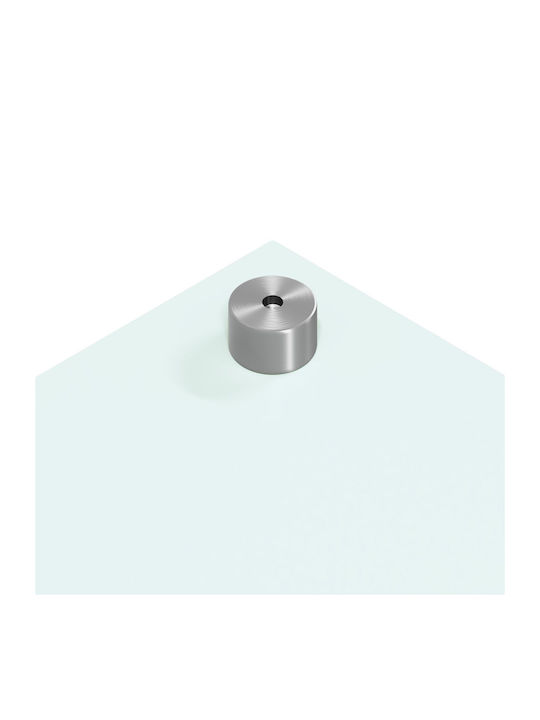 vidaXL Ορθογώνια Πλάτη από Γυαλί Λευκό 120x50x0.6cm 42001290