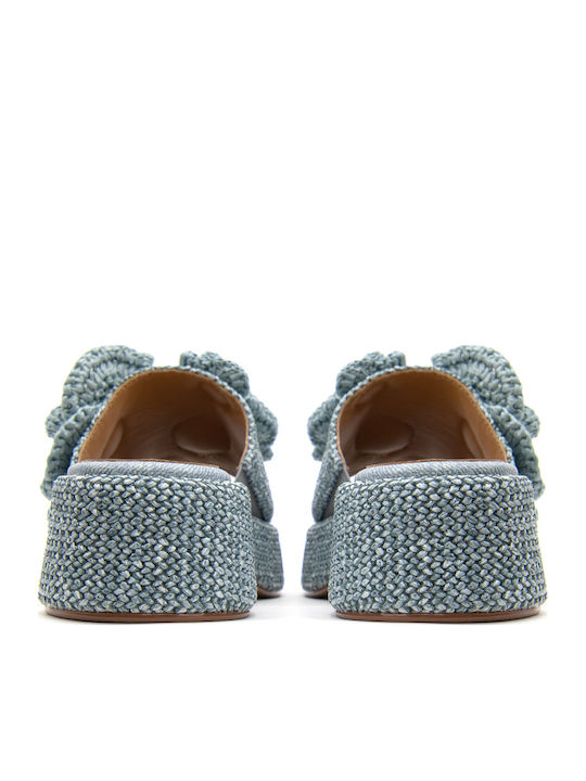 Γυναικεία Σανδάλια Flatforms Γαλάζιο