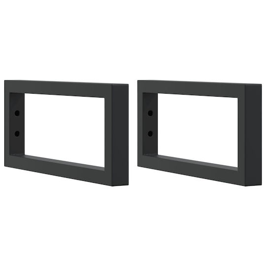 vidaXL Шкаф със Мивка Д80xШ40xВ19см Brown and Black