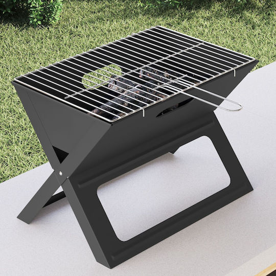 vidaXL Portabilă Grătar cu Cărbuni 46cmx31cm