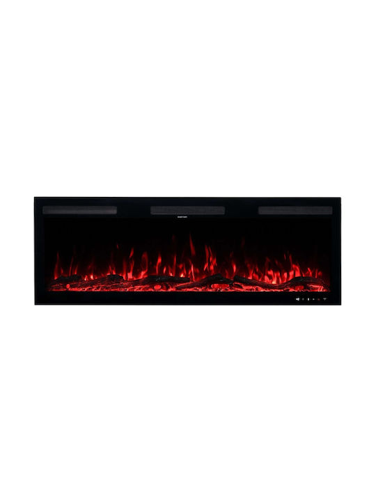 Hitense Wall Mounted Electric Fireplace 1600W 127x12.7cm Gray