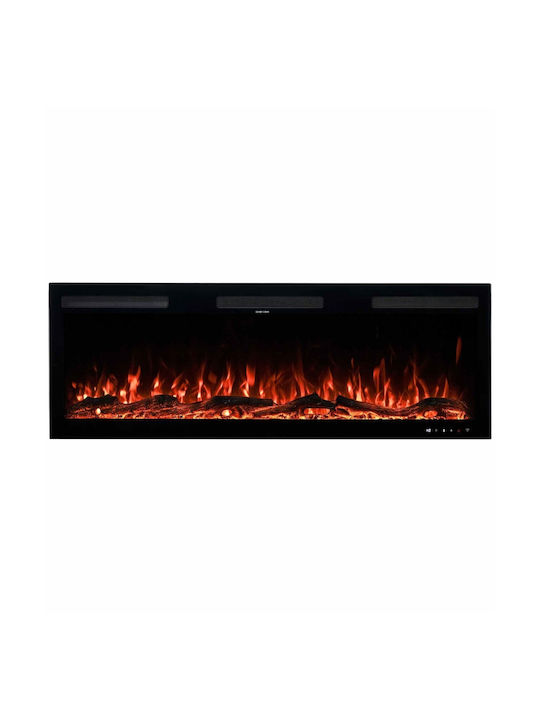 Hitense Wall Mounted Electric Fireplace 1600W 152.4x12.7cm Gray
