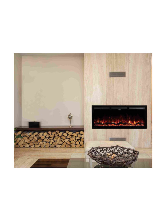 Hitense Wall Mounted Electric Fireplace 1600W 152.4x12.7cm Gray