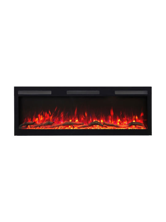 Hitense Wall Mounted Electric Fireplace 1600W 127x12.7cm Gray