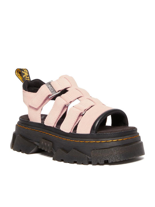 Mattison Flache Sandalen für Damen Gladiator in Rosa Farbe