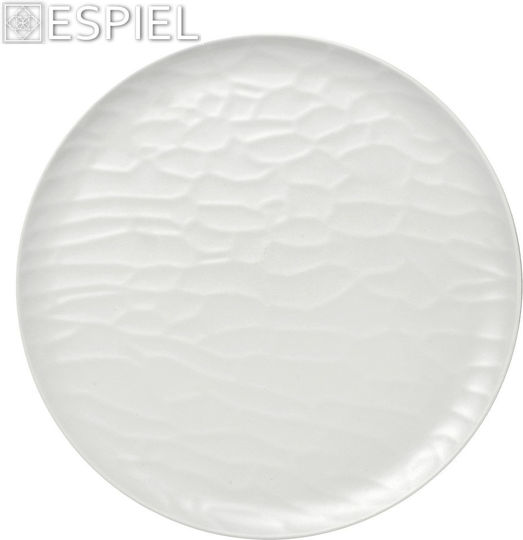 Espiel Wavy Matte Farfurie joasă din Melamină Alb cu Diametru 17cm 6buc Espiel Wavy Matte Farfurie joasă din Melamină Alb cu Diametru 17cm 6buc