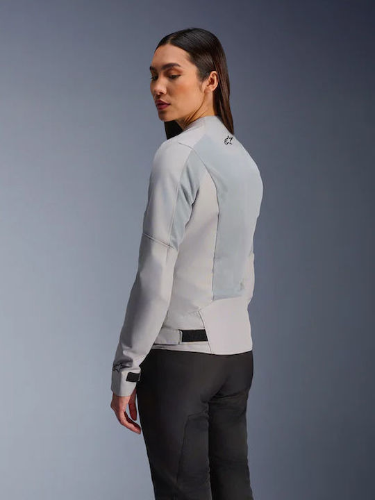 Alpinestars Stella C-1 Air Sommer Damen Motorradjacke Silber