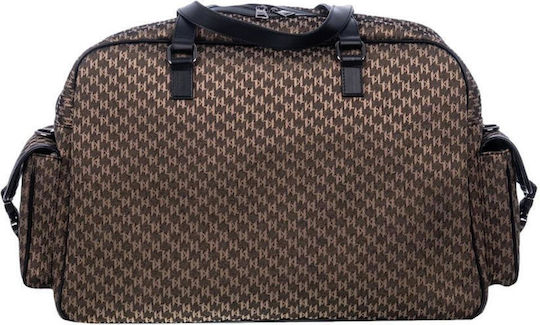 Karl Lagerfeld WEEKENDER Σακ Βουαγιάζ Μπεζ Υφασμάτινο