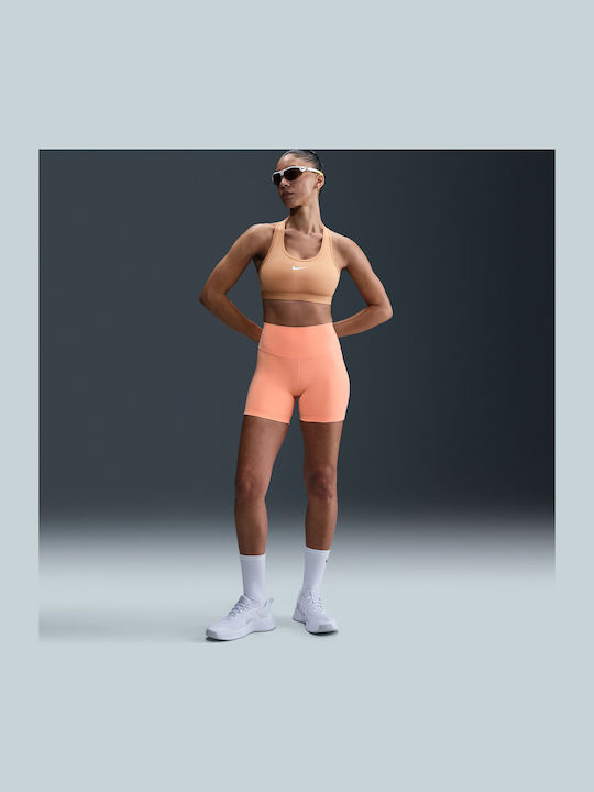 One Women's Bike Training Legging High Waisted Dri-Fit Apricot Agate, Black