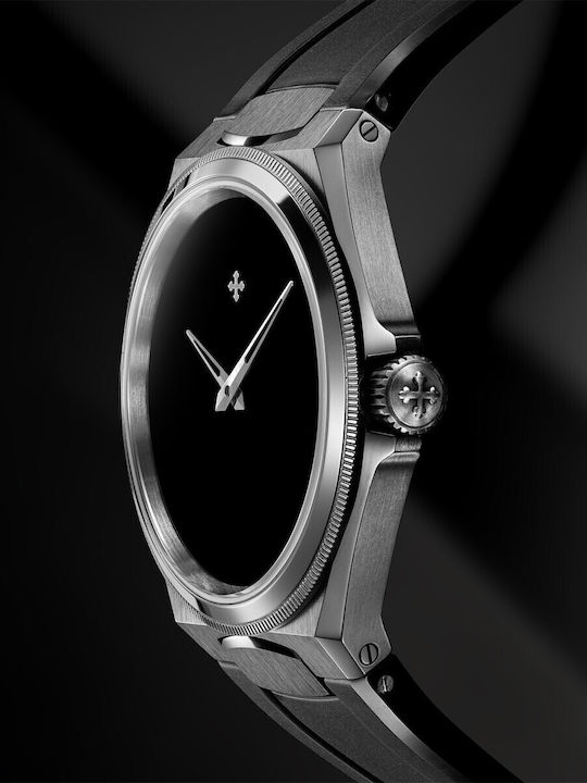 Venezianico Men's Watch Automatic with Black Rubber Strap