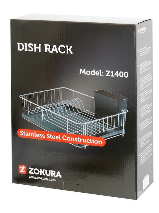 Zokura Inox Spülbeckenablauf Grau 38cm