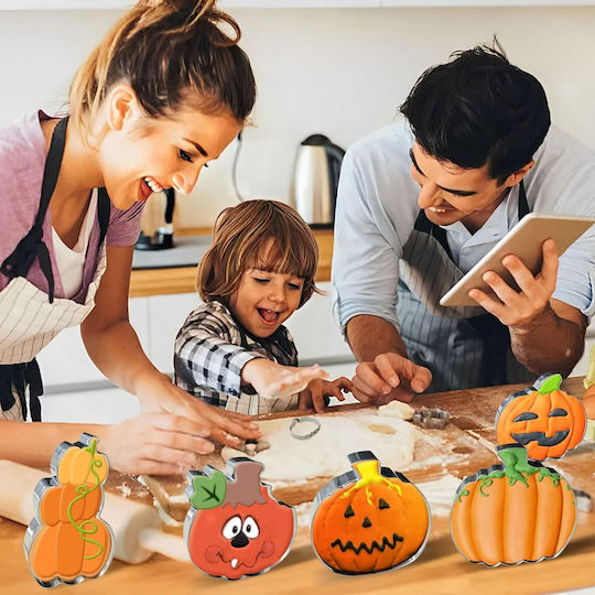 Set 9 Halloween Pumpkin-shaped Cookie Cutters