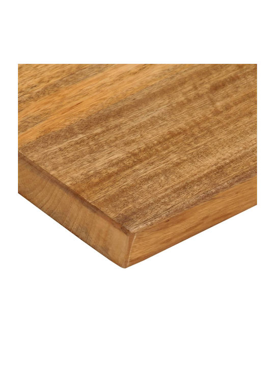 vidaXL Rectangular Table Surface made of Solid Wood Brown 40x30x2.5cm 370522 1pcs