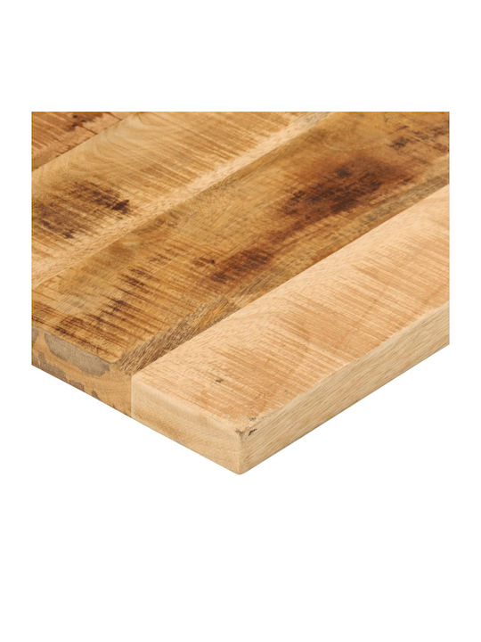 vidaXL Square Table Surface made of Solid Wood Natural 80x80x3.8cm 371415 1pcs