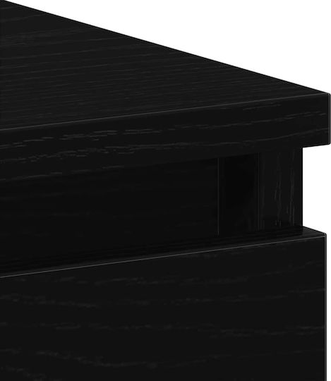 Γραφείο Ξύλινο Μαύρο 90x45x76εκ.