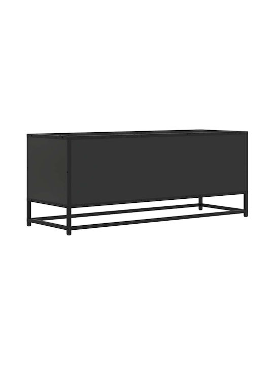 Stand TV Metalic Negru L100xA34.5xÎ40cm