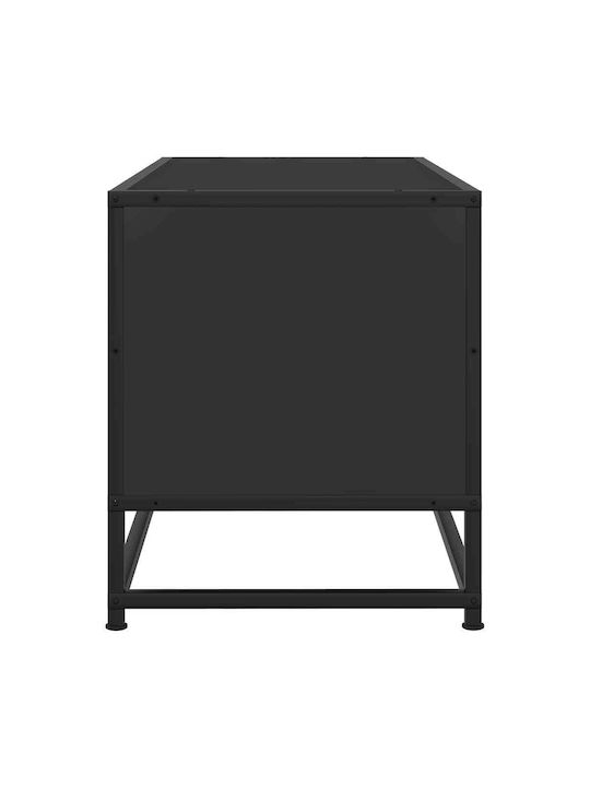 Stand TV Metalic Negru L100xA34.5xÎ40cm