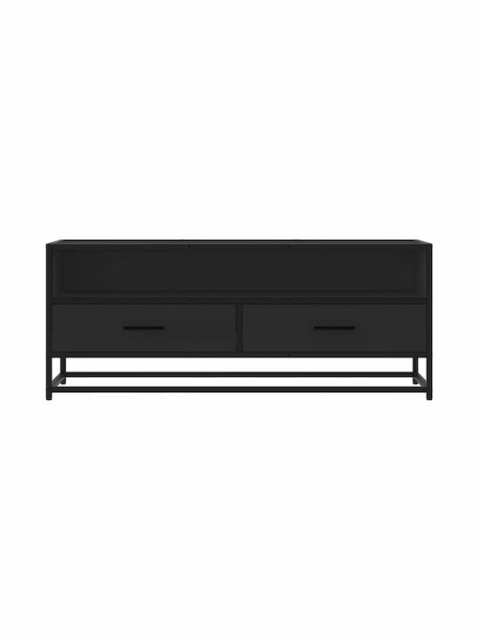 Stand TV Metalic Negru L100xA34.5xÎ40cm