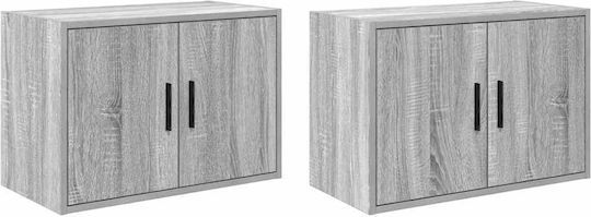 Hanging Living Room Cabinet made of Oak Particle Board 60x30x41cm Hanging Living Room Cabinet made of Oak Particle Board 60x30x41cm