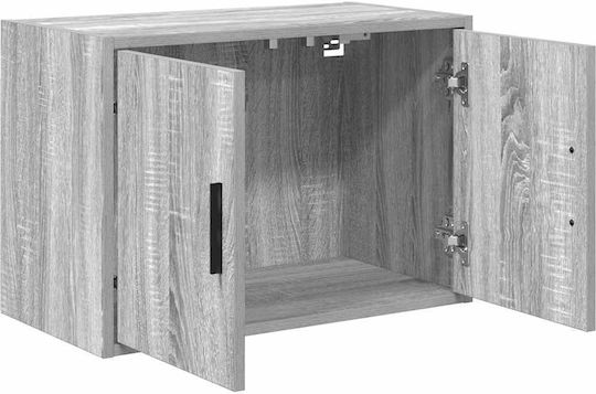 Dulap Suspendat pentru Sufragerie din Placă Aglomerată Gri Sonoma 60x30x41cm