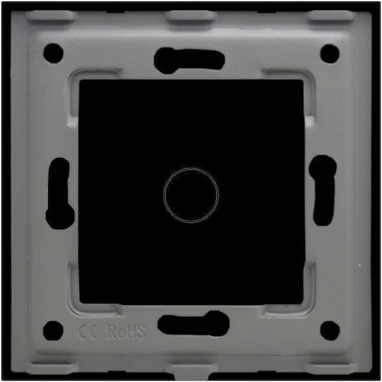 Luxion Touch Wall Switch with Frame Black