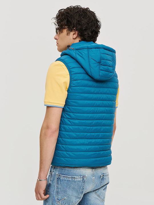 Sleeveless Jacket Petrol, Green