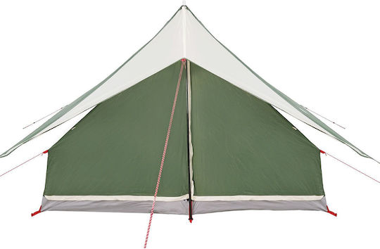 vidaXL Καλοκαιρινή Σκηνή Camping Πράσινη για 5 Άτομα 315x286x185εκ.