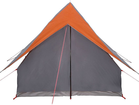 vidaXL Summer Camping Tent Grey for 3 People 315x286x184cm