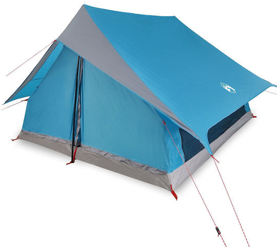 vidaXL Καλοκαιρινή Σκηνή Camping Μπλε για 7 Άτομα 315x286x200εκ.