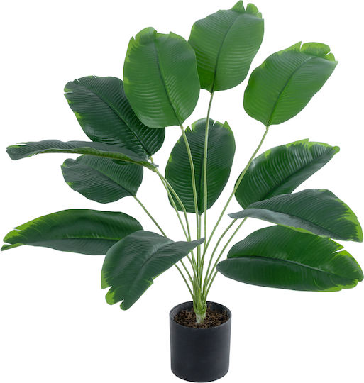Künstliche Pflanze im Topf Musa Banana Grün 55cm GloboStar