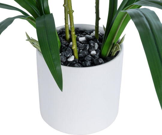Globostar? Artificial Garden Yellow Cherry Cumbidium 21401 Διακοσμητικό Φυτό Κίτρινο Κυμβίδιο Υ60cm