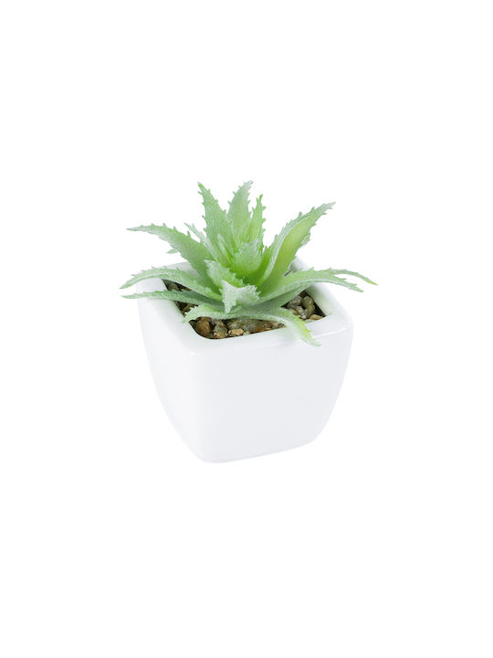 Globostar Artificial Garden Succulent Aloe Lotus 20976 Decorative Plant Succulent Aloe Lotus H8cm