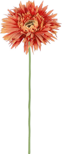 Decorative Artificial Flower Rose Orange 44cm GloboStar