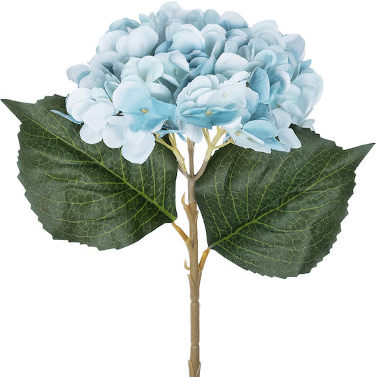 Dekorative künstliche Blume Hortensie Blau 47cm GloboStar