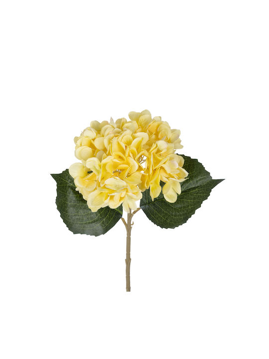Decorative Artificial Flower Hydrangea Yellow 47cm GloboStar