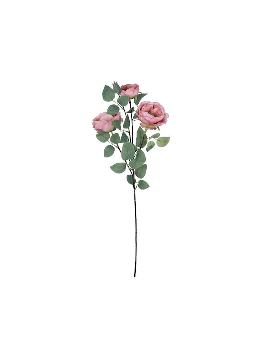 Dekorative künstliche Blume Rose Rosa 70cm GloboStar