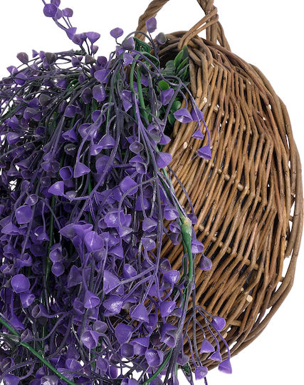 Globostar Artificial Garden Golden Bell Willow 3 Hanging Plant 20631 Hanging Artificial Decorative Plant of Itia Y110cm