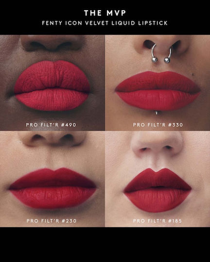 Fenty Beauty Icon Liquid Lipstick Velvet 01 The Mvp 5.5gr