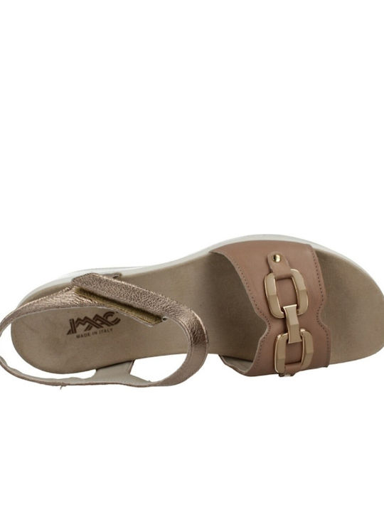Anatomic Women's Leather Platform Shoes Beige