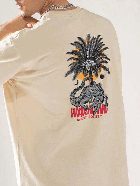 T-shirt Grey / Beige