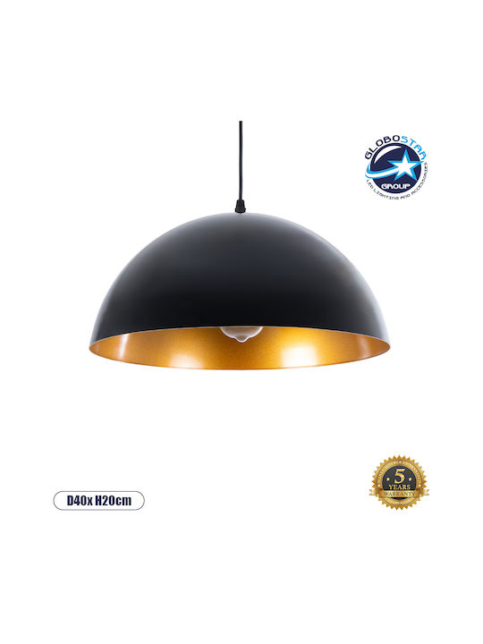 GloboStar Ciel Pendant Light Gold Bell with Socket E27 40x20cm