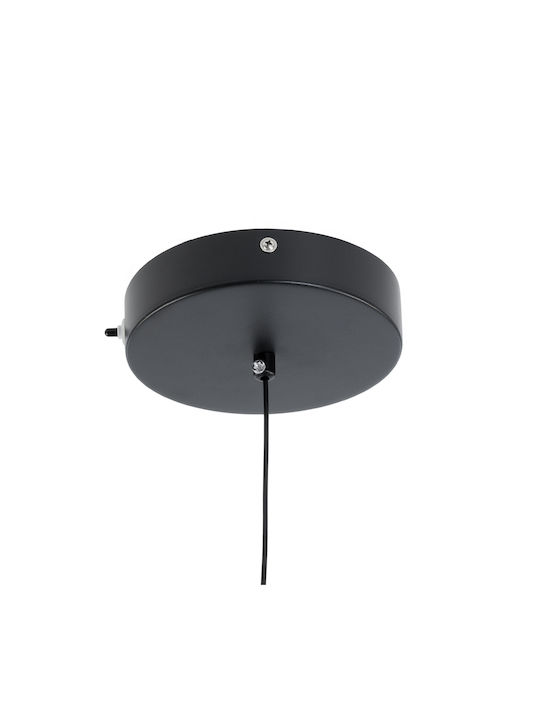 GloboStar ZANE Black LED Pendant Ceiling Light with Warm to Cool White Light 15x20x20cm