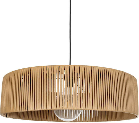 GloboStar Rattan Lustră Bej Boem cu Dulie E27 55x55x90cm.
