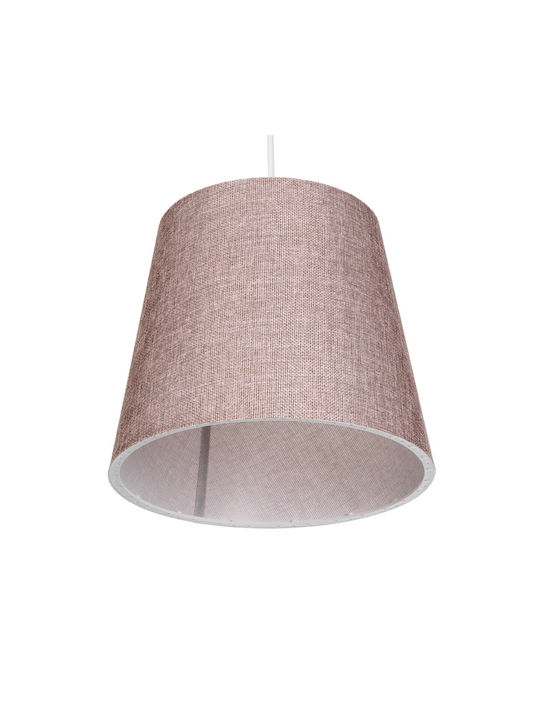 GloboStar Coney Pendant Light Pink with Socket E27 26x26x93cm